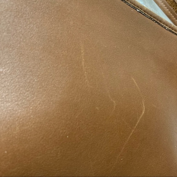 Coach vintage English tan bag 9164 legacy east west compartment bay - Picture 8 of 14